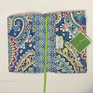NWT Vera Bradley Paperback Book Cover Capri Blue